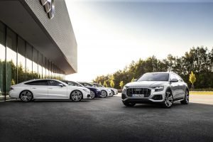 Audi A8, Audi A7, Audi A6 and Audi Q8 – a family with different characters